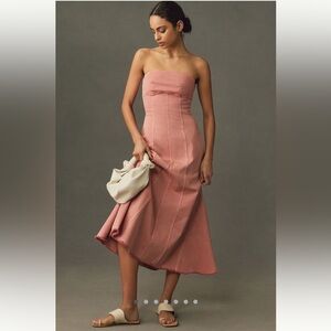 Pilcro Icon Fluted Midi Dress